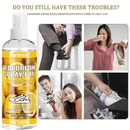 Farienne Lemon Shoe Deodorizer Spray 50ML Odor Neutralizer For Sneakers Boots Socks Foot Freshener