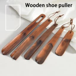 1Pcs Advanced Solid wood Shoe horns 15.5-31cm Short handle Shoehorn household Shoes spoon Lazy people Shoe spatula shoe lifter