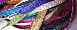 Shiny Glitter Gold and Silver Colorful Bright Shoelaces 16 Colors 110 cm Sneaker Sport Shoes Laces Bootlaces Shoe laces Strings