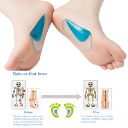 Insole Orthotic Professional Arch Support Insole Flat Foot Flatfoot Corrector Shoe Cushion Insert Silicone Gel orthopedic pad