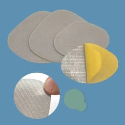 4PCS Self-Adhesive Suede Shoe Repair Patches Cuttable Washable Anti-Wear Fabric Stickers for Shoe Holes
