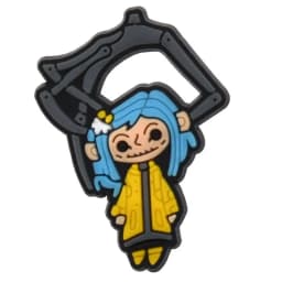 Mesuca 11Pcs Gothic Coraline PVC Shoe Charms Waterproof Detachable Garden Shoe Decor Horror Cartoon DIY Shoe Accessories Gifts