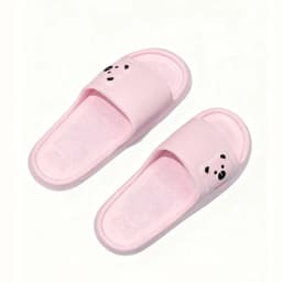 Summer Cartoon Bear Indoor Slippers for Women Lightweight Soft EVA Slides Woman Comfort Home Bathroom Non Slip Slippers