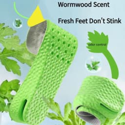 Height Increase Insole for Men Growing Sole Shoes Insoles Unisex Quality Sports Air Shock Absorbing Anti-Odour Shoe Pads 1Pair