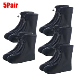Shoes Cover Rain Waterproof Quality Thick Shoes Protectors Rain Boots PVC Non-Slip Rainy Shoe Cover Adult Kids Water proof shoes