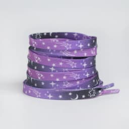 Fashion Stars Moon Shoelaces Flats Sneakers Laces AF1/AJ Sports Shoelace 80/100/120/140/160CM 0.8CM Width Shoes Accessories