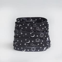 Fashion Stars Moon Shoelaces Flats Sneakers Laces AF1/AJ Sports Shoelace 80/100/120/140/160CM 0.8CM Width Shoes Accessories