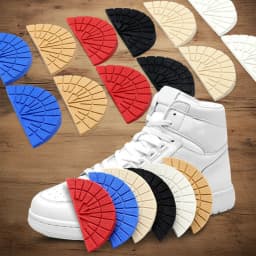 1pair Shoes Patch Outsole Sole Protectors Wear-resistant Anti-Slip Anti-Slip Heel Pads Rubber Shoes Repair Shoe Stickers Shoe