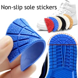 1pair Shoes Patch Outsole Sole Protectors Wear-resistant Anti-Slip Anti-Slip Heel Pads Rubber Shoes Repair Shoe Stickers Shoe