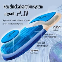 Silicone Orthopedic Insoles for Shoes High Elastic Sport Shockabsorbing Insole for Feet Arch Support Plantar Fasciitis Shoe Sole