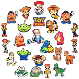 Mesuca Cartoon Toys Space Cowboy Alien PVC Shoe Charms for Clogs Cute Character Buttons Removable DIY Decoration Accessories