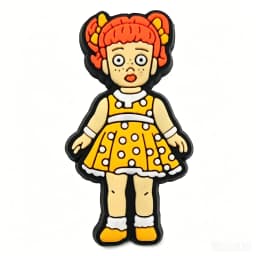 Mesuca Cartoon Toys Space Cowboy Alien PVC Shoe Charms for Clogs Cute Character Buttons Removable DIY Decoration Accessories