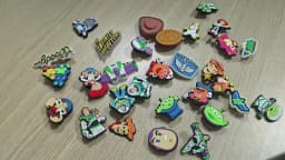 Mesuca Cartoon Toys Space Cowboy Alien PVC Shoe Charms for Clogs Cute Character Buttons Removable DIY Decoration Accessories