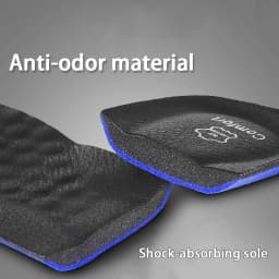 Leather Breathable Insoles Arch Support Orthopedic Insole Shock Absorbing Sole Men Sneakers Leather Shoes Insoles 2pcs/4pcs