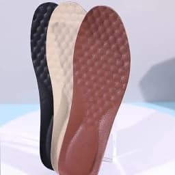 Leather Breathable Insoles Arch Support Orthopedic Insole Shock Absorbing Sole Men Sneakers Leather Shoes Insoles 2pcs/4pcs
