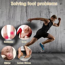 New 2-In-1 Sponge Heel Insole, Heel Protector, For Shoes That Are Too Big, Soft Mesh Anti-Slip Heel Insole.