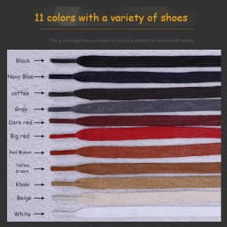 1 Pair 0.8 CM Waxed Cotton Width Flat Waterproof Shoe Laces Unisex Shoelaces Boots Casual Sneakers Shoelace Leather Shoe Lace