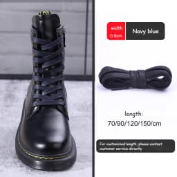 1 Pair 0.8 CM Waxed Cotton Width Flat Waterproof Shoe Laces Unisex Shoelaces Boots Casual Sneakers Shoelace Leather Shoe Lace