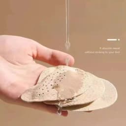 Sandal Anti-Slip Pads: High Heel Forefoot Cushions for Women, Pain Relief Sweat Absorbing Half Insoles