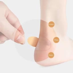 100pcs Gel Grip Heel Protector Adhesive Foot Patches Blister Pads Heel Liner Shoes Stickers Plaster Foot Care Cushion