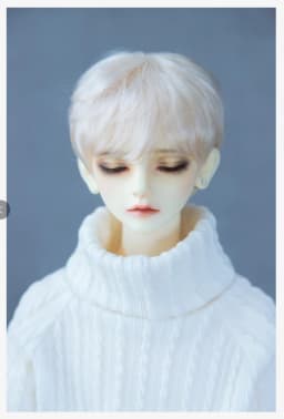 BJD/SD Doll Wig Toys 1/3 1/4 1/6 1/8 Handsome White Black Red Boys Short Soft Milk Silk Hair Multi-colored Gift Doll Accessories