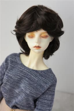 Reborn Doll Wigs JD075 9-10inch 10-11inch 23-25CM 25-28cm 39CM Boyish Cupid Curls Synthetic Mohair Blythes BJD Doll Wigs