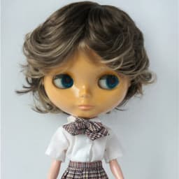 Reborn Doll Wigs JD075 9-10inch 10-11inch 23-25CM 25-28cm 39CM Boyish Cupid Curls Synthetic Mohair Blythes BJD Doll Wigs