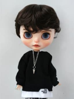 Reborn Doll Wigs JD075 9-10inch 10-11inch 23-25CM 25-28cm 39CM Boyish Cupid Curls Synthetic Mohair Blythes BJD Doll Wigs