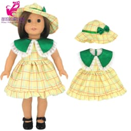 18 Inch American Og Girl Doll Fashion Dress 40Cm Baby Dolls Clothes Wears Kids Girl Birthday Gifts