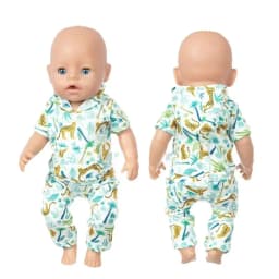 43 CM Baby Doll Clothes Pajama Set Jacket Coat 17 Inch Dolls Jeans Children Gift Toys Outfit