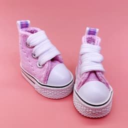 Tilda 3.6cm Doll Shoes For Blythe Toys, Canvas Fabric Sneakers for OB24 1/8 for Blyth Accessories Joint Doll 1/6 For Girls Gift