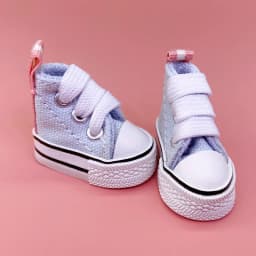 Tilda 3.6cm Doll Shoes For Blythe Toys, Canvas Fabric Sneakers for OB24 1/8 for Blyth Accessories Joint Doll 1/6 For Girls Gift