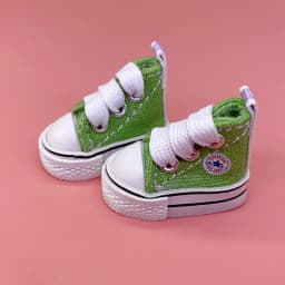 Tilda 3.6cm Doll Shoes For Blythe Toys, Canvas Fabric Sneakers for OB24 1/8 for Blyth Accessories Joint Doll 1/6 For Girls Gift