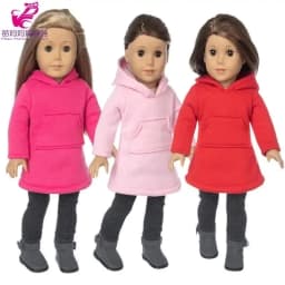 18" American Og Girl Doll Winter Clothes Coat 43 cm Reborn Baby Doll Outfit Toys Wears