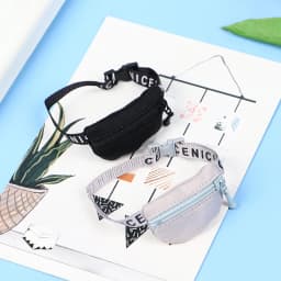 Fashion 1/6 1/8 1/12 Handmade Dolls Bag DIY Doll Toy Backpack Satchel Waist Pack Travel Organizer Bag Belt Bag Accessories Decor