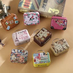 Miniature Suitcase Small Clutch Jewellery Candy Box Doll Handbag for Dolls Miniature Toys Trunk Dollhouse Wholesale