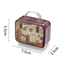Miniature Suitcase Small Clutch Jewellery Candy Box Doll Handbag for Dolls Miniature Toys Trunk Dollhouse Wholesale