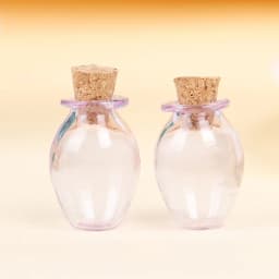 1/2/3/10PCS 1:12 Dollhouse Miniature Mini Glass Bottle Cork Cover Tiny Jar Vials Model Doll House Decoration Accessories