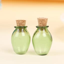 1/2/3/10PCS 1:12 Dollhouse Miniature Mini Glass Bottle Cork Cover Tiny Jar Vials Model Doll House Decoration Accessories
