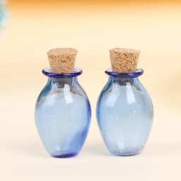 1/2/3/10PCS 1:12 Dollhouse Miniature Mini Glass Bottle Cork Cover Tiny Jar Vials Model Doll House Decoration Accessories