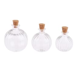 1/2/3/10PCS 1:12 Dollhouse Miniature Mini Glass Bottle Cork Cover Tiny Jar Vials Model Doll House Decoration Accessories