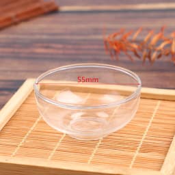 1:12 Dollhouse Miniature Glass Fruit Bowl Salad Bowl Glass Candy Jar Simulation Candy Bottle Bell Glass For Kitchen Accessories