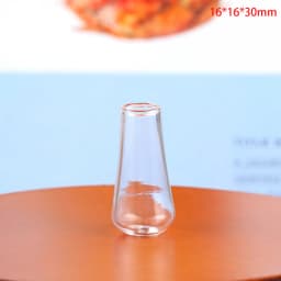 1:12 Dollhouse Miniature Glass Fruit Bowl Salad Bowl Glass Candy Jar Simulation Candy Bottle Bell Glass For Kitchen Accessories