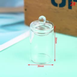 1:12 Dollhouse Miniature Glass Fruit Bowl Salad Bowl Glass Candy Jar Simulation Candy Bottle Bell Glass For Kitchen Accessories