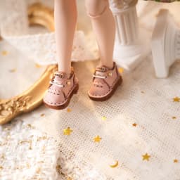 Blythe Small Doll Shoes Accessories OB22 Shoes Small Cloth UFDOLL Mini Body OB24 Handmade Cowhide Shoes