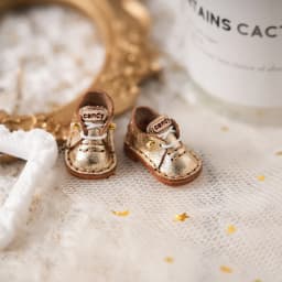 Blythe Small Doll Shoes Accessories OB22 Shoes Small Cloth UFDOLL Mini Body OB24 Handmade Cowhide Shoes