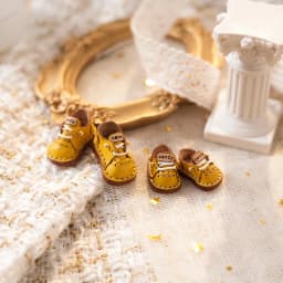 Blythe Small Doll Shoes Accessories OB22 Shoes Small Cloth UFDOLL Mini Body OB24 Handmade Cowhide Shoes