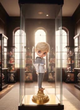 9-10 inch Blyth Qbaby Amydoll Wig Short Straight Collection Hair
