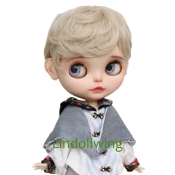 9-10 inch Blyth Qbaby Amydoll Wig Short Straight Collection Hair