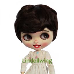 9-10 inch Blyth Qbaby Amydoll Wig Short Straight Collection Hair